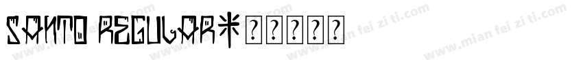 SANTO Regular字体转换